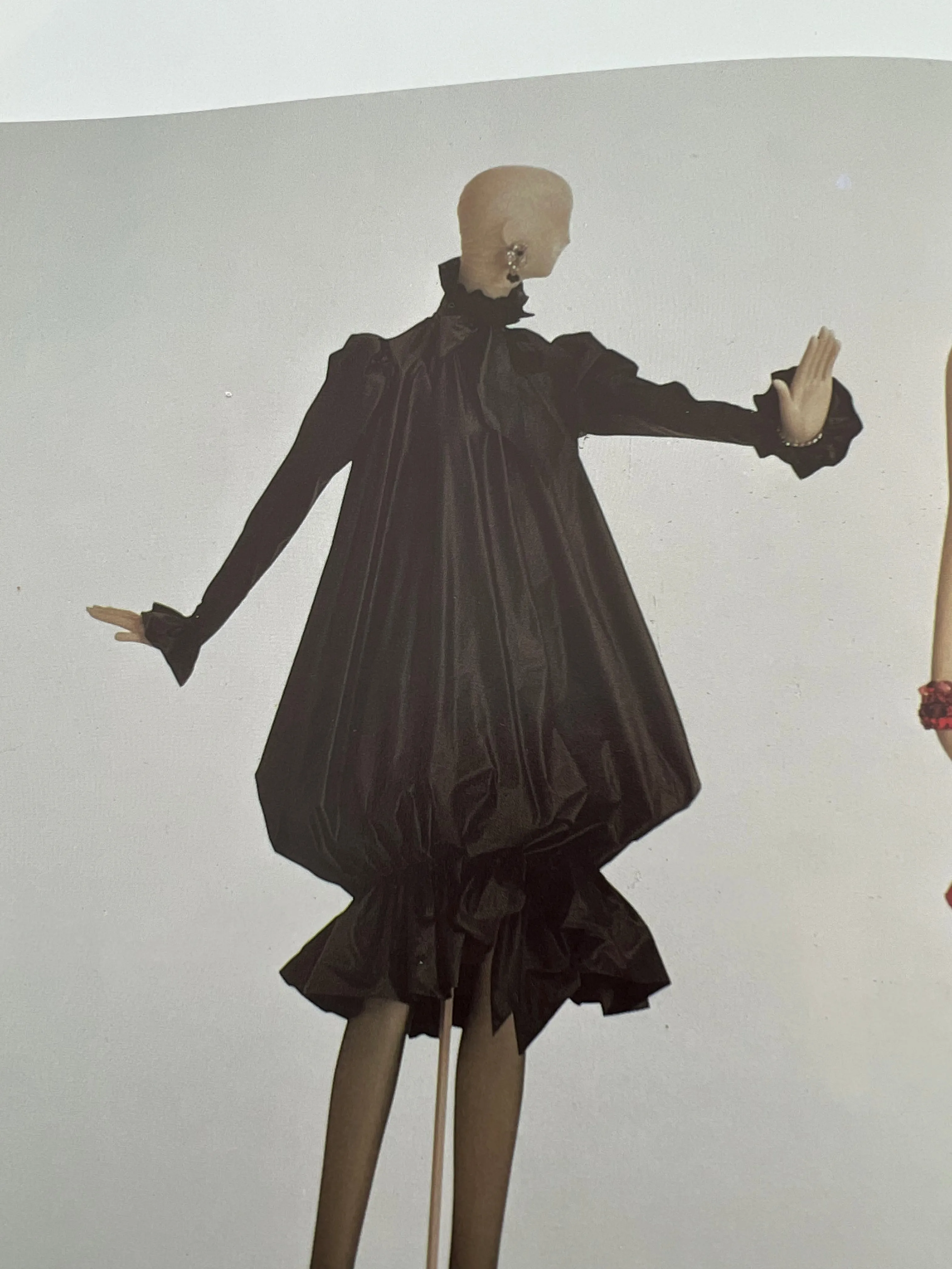 Yves Saint Laurent Fall 1981 Haute Couture Silk Taffeta Dress, Skirt & Sash Set