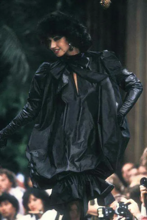 Yves Saint Laurent Fall 1981 Haute Couture Silk Taffeta Dress, Skirt & Sash Set