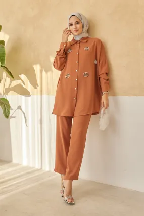 ZRF Women Stone Double Set - Camel - Schaffhausen