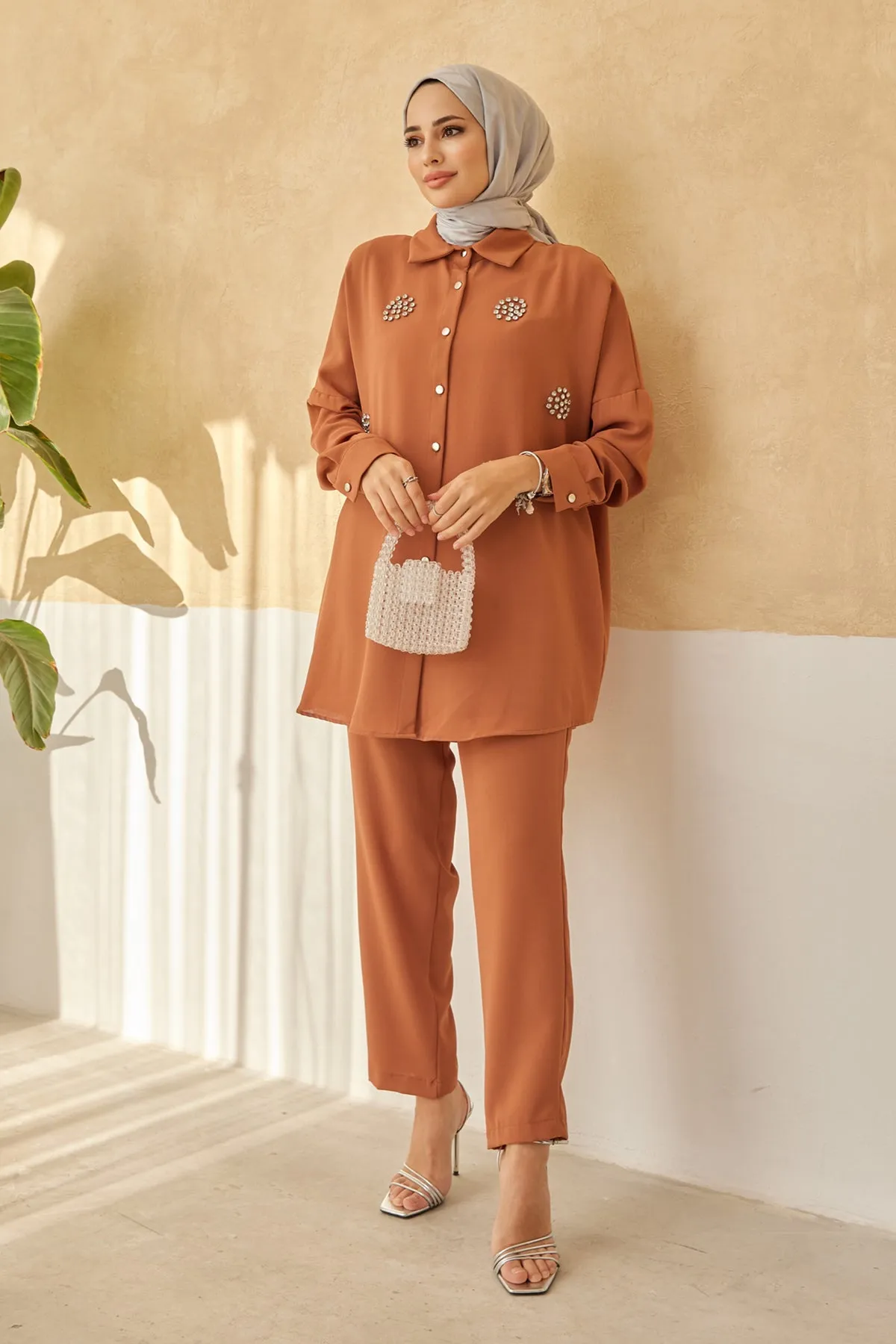 ZRF Women Stone Double Set - Camel - Schaffhausen